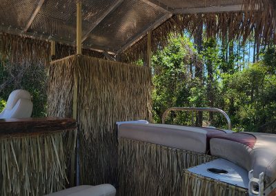 Bathroom view of Tiki Pontoon Party Boat Orange Beach Alabama - Toon Tiki Party Boat Rental